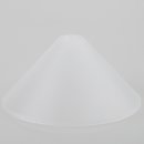 Lampen-Baldachin 118x57mm Kunststoff transparent Pyramiden Form