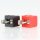 Mini DIN Lautsprecher-Stecker rot und schwarz abgewinkelt mit Schraubanschluss