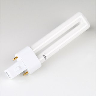 Osram Dulux-S Energiesparlampe 11W/830 Sockel G23 L&auml;nge 237mm warmwei&szlig;