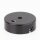 2-Loch Lampen-Baldachin Metall 80x25mm schwarz ohne Zugentlaster für 2 Lampenpendel