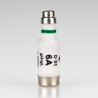 6A Neozed-Sicherung Keramik Schmelzeinsatz D01 400V