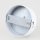Lampen Metall Baldachin 80x25mm weiss  für 2 Lampenpendel