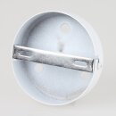 Lampen-Baldachin 100x25mm Metall weiß ohne Zugentlaster für 4 Lampenpendel