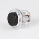 Friedland Einbau-Klingeltaster transparent/schwarz 1-24V/2A