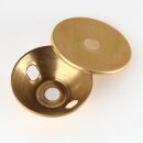 2-fach Doppelarmatur Fassungshalter 56x18mm Messing für Lampenfassung