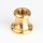 M10x1 Lampen Ziermuffe 22x20mm Messing roh