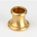 Lampen Ziermuffe 25x21mm mit 13,5mm Bohrung Messing roh