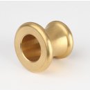 Lampen Ziermuffe 25x21mm mit 13,5mm Bohrung Messing roh