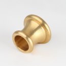Lampen Ziermuffe 25x21mm mit 13,5mm Bohrung Messing roh