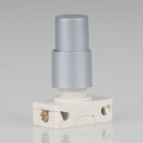 interBär Einbau-Druckschalter silber 1-polig EIN/AUS...
