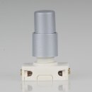 interBär Einbau-Druckschalter silber 1-polig EIN/AUS...