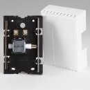 Bittorf Türklingel Gong 2201 mechanisch Doppelklang 8-12V AC weiß L119xB82xT36 mm