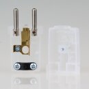 Kaiser Schutzkontakt-Stecker transparent 250V/16A