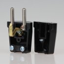 Kaiser Schutzkontakt-Stecker schwarz 250V/16A Bakelit Optik