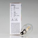 LEDVANCE E14 LED-Leuchtmittel 1,8W=(25W) Kerzen-Form klar 240V 2700K warmweiß 250 Lumen