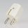 Schutzkontakt-Stecker weiss 250V/16A