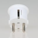 Schutzkontakt-Stecker Winkelstecker weiss 250V/16A