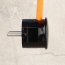 Schutzkontakt-Stecker Winkelstecker schwarz Bakelit Optik 250V/16A