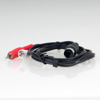Audio-Verbindungskabel 5-pol DIN-Stecker auf 2x Cinchstecker 1,5 Meter