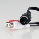 Audio-Verbindungskabel 5-pol DIN-Stecker auf 2x...