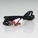 Audio Cinch-Verbindungskabel 2 x Cinchstecker auf 2 x...