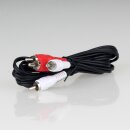 Audio Cinch-Verbindungskabel 2 x Cinchstecker auf 2 x...