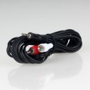 Audio-Verbindungskabel 3,5mm Stereo Klinkenstecker auf 2...
