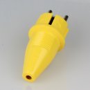 PVC Schutzkontakt-Stecker Gummistecker gelb 250V/16A...