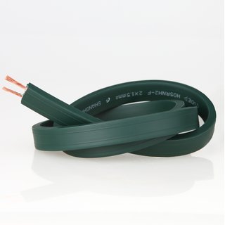 Illu-Flachkabel Illumations-kabel gr&uuml;n 2-adrig, 2x1,5 mm&sup2; H05RNH2-F