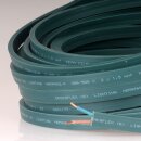 Illu-Flachkabel Illumations-kabel grün 2-adrig, 2x1,5 mm² H05RNH2-F für Lichterketten