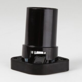 E14 Illu-Fassung Illumationsfassung schwarz mit Dichtring für Illu-Flachkabel Lichterkette