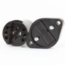 E14 Illu-Fassung Illumationsfassung schwarz mit Dichtring für Illu-Flachkabel Lichterkette