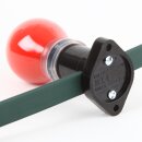 E14 Illu-Fassung Illumationsfassung schwarz mit Dichtring für Illu-Flachkabel Lichterkette