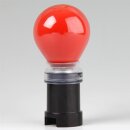 E14 Illu-Fassung Illumationsfassung schwarz mit Dichtring für Illu-Flachkabel Lichterkette