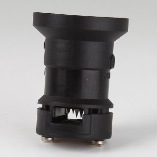 E27 Illu-Fassung Illumationsfassung schwarz mit Dichtring für Illu-Flachkabel Lichterkette
