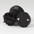 E27 Illu-Fassung Illumationsfassung schwarz mit Dichtring für Illu-Flachkabel Lichterkette