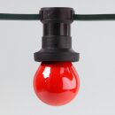 E27 Illu-Fassung Illumationsfassung schwarz mit Dichtring für Illu-Flachkabel Lichterkette