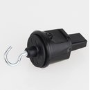 PVC Endstück mit Haken schwarz für Illu-Flachkabel