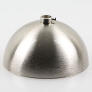 Lampen Baldachin 50x100 Metall edelstahloptik Kugelform mit 10mm Stellring