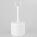 Lampen Baldachin 62x63mm Metall weiss lackiert...