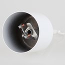 Lampen Baldachin 62x63mm Metall weiss lackiert...