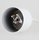 Lampen Baldachin 62x63mm Metall weiss lackiert Zylinderform mit Leuchtenaufhaengung
