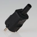 Schutzkontakt-Stecker schwarz 250V/16A mit...