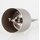 Lampen-Baldachin 62x63mm Metall edelstahloptik Zylinderform mit Stellring und 10mm Pendelrohr