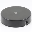 Lampen Metall Baldachin 100x25mm schwarz für 1...