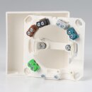 Pollmann Herddose Herdanschlußdose Geräte-Anschlußdose 5x2,5mm² für UP superflach 80x80x12mm