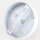 Lampen-Baldachin 100x25mm Metall weiß mit Zugentlaster aus Kunststoff  für 4 Lampenpendel
