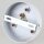 Lampen-Baldachin 100x25mm Metall weiß mit Zugentlaster Metall für 4 Lampenpendel