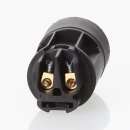E14 Lampenfassung Kunststoff schwarz ohne Metall-Winkel...