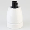 E27 Premium Porzellanfassung glasiert mit Kabel...